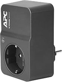 Resim YTT Marketing Apc Surge Protector Pm1W-Gr - Aşırı Gerilim Korumalı Priz Adaptörü (1 Schuko Fiş, Pc, Tv Vb. Için - 