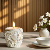 Resim 1 adet Gülümseyen Kız Kapalı Göz Silikon Kalıp - El Sanatları Sukulent Planter, Mum Kalıbı, Alçı Modeli, Kalem Tutucu ve Ev Dekoru, Uzun Saç Tanrı Tasarımı, DIY Yeniden Kullanılabilir Depolama Kutusu için Uygun, Mum Yapımı için Sevimli Silikon Kalıp, Dekoratif Çiçek Saksısı, Detaylı Dokulu, Yaratıcı Yapıcı 