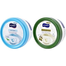 Resim Hobby Soft Aloe Vera Özlü El ve Vücut Kremi 300 ML + Zeytinyağlı Krem 300 ML 
