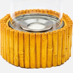Resim Starfire Bamboo Masaüstü Şömine 