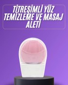 Resim Skygo Titreşimli Yüz Masaj Aleti Titreşimli Makyaj Temizleme Cihazı 