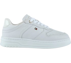 Resim Tommy Hilfiger Sporty Cupsole Kadın Beyaz Spor Ayakkabı Fw0fw08795-ybs Beyaz 