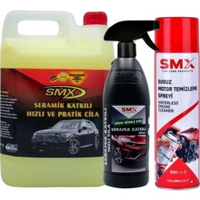 Resim Seramik Katkılı Hızlı Cila 5 Lt Seramik Katkılı Hızlı Cila 750 Ml. Susuz Motor Spreyi 