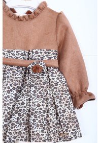 Resim Xo Kids Kiz Çocuk Elbise 6-24 Ay 3131 Kahverengi 