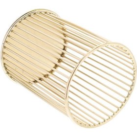 Resim Ganzhoushop Altın Demir Kalemlik Çok Amaçlı Kullanım Kırtasiye Düzenleyici Okul İçin 1setaltın 