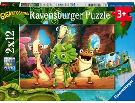 Resim Ravensburger 2x12 Parça Dino Dostlar 051250 