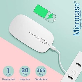 Resim Microcase 1600 Dpı Şarj Edilebilir 2.4 Ghz Çift Modlu Bluetooth Kablosuz Mouse - AL2675 Mor 