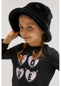 Resim Benittokids Kız Çocuk Peluş Bucket Şapka 7001 