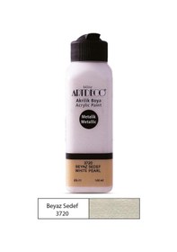 Resim Artdeco Metalik Akrilik Boya 140Ml Beyaz Sedef 372 