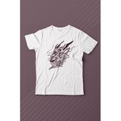 Resim Kendim Seçtim Dragon Japanese Ejder Japon Baskılı Çocuk T-Shirt 