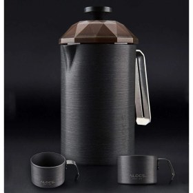 Resim Alocs Paslanmaz Çelik French Press 600 ml 