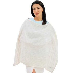 Resim Miniboni Müslin Emzirme Örtüsü White Gri - Gri / STD 