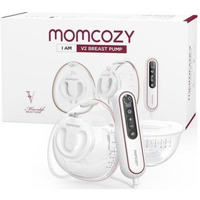 Resim Momcozy V2 Eller Serbest Ultra Hafif Göğüs Pompası, 3 Mod, 9 Seviye 