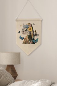 Resim Mutfak Duvar Dekoru, Pinterest Oda Dekoru, Sanat Serisi, Kanvas Flama Askılı Duvar Örtüsü NO:451 - Renkli - 19 / 30 x 40 