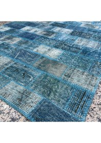 Resim Hoom Rugs Kırkyama 178 Capri Breeze El Dokuma Kilim Mavi 
