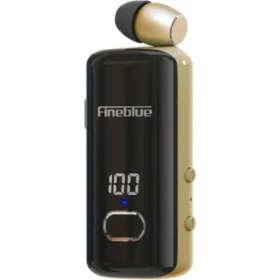 Resim Fineblue F580 Dijital Göstergeli Makaralı Titreşimli Bluetooth Kulaklık Gold - CDY3827- 7277 