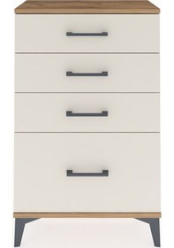 Resim Arges Komodin 4 Çekmeceli 60x30x96 Çam-aytaşı Çam 