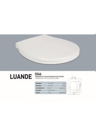 Resim Nkp Thermoplast Luande Slim Yavaş Kapanan Klozet Kapak 