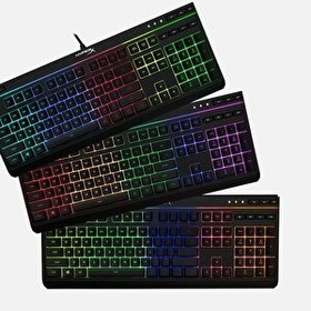Resim HyperX Alloy Core RGB Gaming Keyboard, TU 4P4F5A3 Oyuncu Klavyesi 