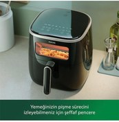 Resim Philips 3000 Series XL HD9257/80 5.6 lt Yağsız Airfryer Siyah 