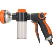 Resim Xindoker 8 Modlu Bahçe Sulama Spreycisi, Yüksek Basınçlı Çift Tuşlu, Abs-tpr Malzeme, 6-10m Uzaklıkta Tarım Ve Araç Yıkaması İçin 