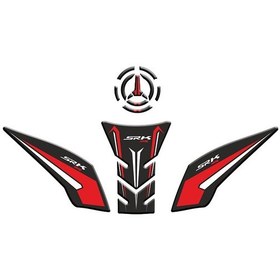 Resim Rks Srk 250 Rr - Srk 400 Rr 2024 - 2025 Uyumlu Tank Pad Set 001 Siyah 