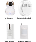 Resim AngelEye KS-511 Full HD Wifi Ev ve Bebek iP Kamera 4in1 Full Set AngelEye KS-511 Full HD Wifi Ev ve Bebek iP Kamera 4in1 Full Set
