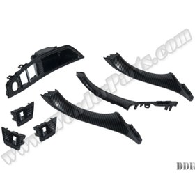 Resim Bmw F10 Kapı Tutamak Seti Ön Arka Set Karbon-Siyah 