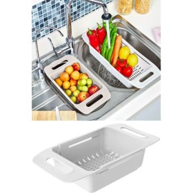 Resim Çok Fonksiyonlu Ayarlanabilir Lavabo Süzgeci, Pratik ve Kullanışlı Tasarım 