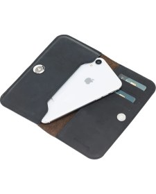 Resim Bouletta Lisbon Clutch Universal Kartlıklı Telefon Cüzdan 5.5'' S G1 Siyah 