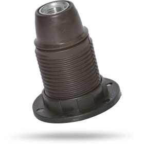 Resim Bakalit E14 Abajur Duy Tam Diş Siyah 