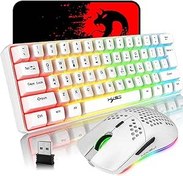 Resim ZIYOU LANG Mekanik Oyun Kablosuz Klavye Bluetooth 5.0/2.4G USB Çift Modlu 2200 mAh RGB LED Arka Işık Kompakt Tam Anti-Gölgelenme Tuşları Kablosuz Oyun Faresi 750 mAh Hafif 