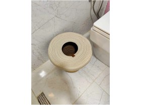 Resim Jüt, Hasır, Çöp Kovası, Mutfak Çöp Kovası, Banyo Çöp Kovası, Doğal, Natürel, Jüt Kova, Modern Kova 