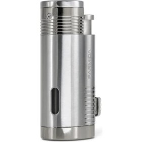 Resim Parmida Gunmetal 3 Torch Silver Puro Lighter - PCM0888 
