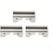 Resim 3 adet Dayanıklı 22 Dişli Çelik Pet Makas Yedek Kesici Bıçak, Andis ve Oster A5 Makasları için - Hassaslık ve Kolaylıkla Petinizi Bakım Yapın 