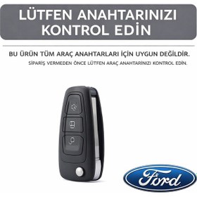 Resim Ford Ecosport Aksesuar Anahtar Kılıfı Şeffaf-füme 
