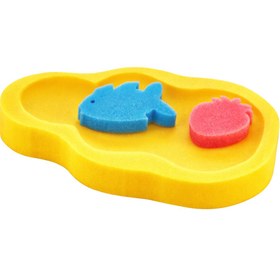 Resim Babyjem Banyo Küvet Süngeri Sarı - Sarı 