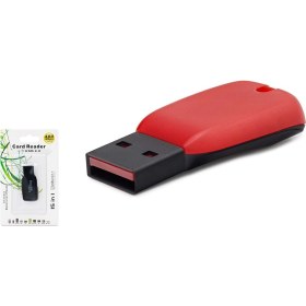 Resim emrebilisim Hdx7011 Card Reader Usb Micro Sd Kırmızı 