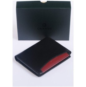 Resim çantavizyon Unisex Hakiki Deri Cüzdan Siyah-bordo 702 