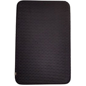 Resim Cattie Altıgen Model Kum Toplayıcı Fonksiyonel Kedi Paspası Medium Siyah 37x50 Cm 