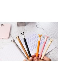 Resim Eberhard Faber 4'lü Hayvan Temalı Silinebilir Jel Roller Kalem Çok Renkli 