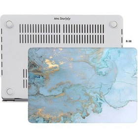 Resim Apple Uyumlu MacBook Pro Kılıf 13 İnç Mermer06nl Eski Hdmı'lı Model 2012-2015 A1425 A1502 İle R-38 