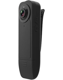 Resim Springsun A18 Siyah Gizli Mini Kamera - 1080p Hd, Gece Görüşü, Hareket Algılama, Usb Webcam, 6 Saat Çalışma Süresi, Cep Tipi Klip Tasarım 