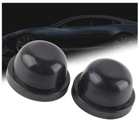 Resim Springsun Araç Farı Tamiri Gümüşten Muhafaza Kapağı 80mm Siyah - 2 Adet Paket, Su Ve Toz Koruma 