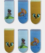 Resim MEM SOCKS 6'lı Çocuk Patik Çorap 