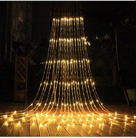 Resim Sunlight 2x3m Yağmur Perde Led Aydınlatma 5 Modlu Amber 