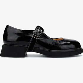 Resim Valmenti Kadın Hakiki Deri Siyah Rugan Casual Ayakkabı 1051 5743 Bn Ayk Sk24-25 Sıyah Rgn SIYAH RUGAN 