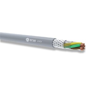 Resim Erse Lıycy-4x0.75 ,kesit 0.75mm² 4-damar/çok Telli Blendajlı Pvc Kumanda Kablo 