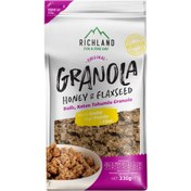 Resim RİCHLAND Granola Yulaflı Ballı Ve Keten Tohumlu 330g 