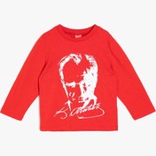 Resim Kız Bebek Atatürk Baskılı Tişört 